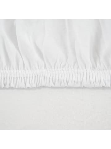 Traumschloss Comfort Jersey Spannbettlaken in weiß