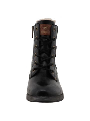 MUSTANG SHOES Schnürstiefel  in Schwarz