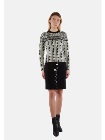 TOOCHE Rundhalspullover "Pulli" in Weiß