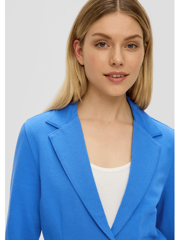 s.Oliver Sweatshirt Jacke langarm in Blau