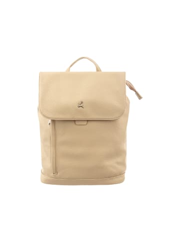 Prato S816-G LM Joyce City Rucksack genarbtes PU in dark beige