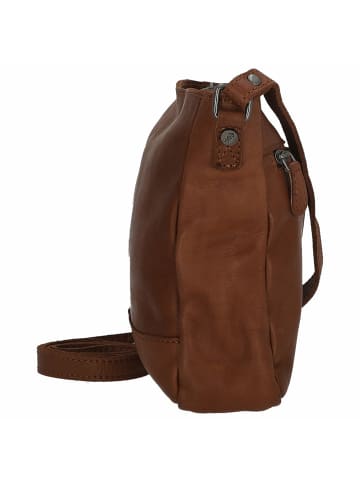 The Chesterfield Brand Weimar - Schultertasche 24 cm (navy) in cognac