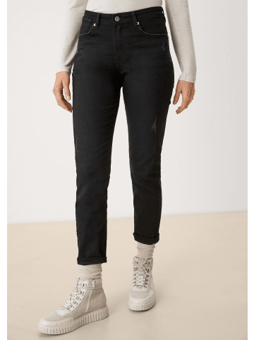 S. Oliver Denim Hose 7/8 in Schwarz