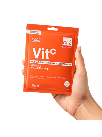 Dr Botanicals Vitamin C und Hyaluronsäure Maske.