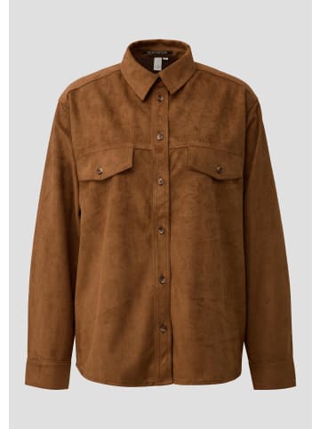 QS Bluse in 0009_cognac