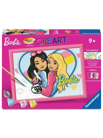 Ravensburger Kreativität CreArt, Malen nach Zahlen Kinder Barbie-Duo Ab 9 Jahre in bunt
