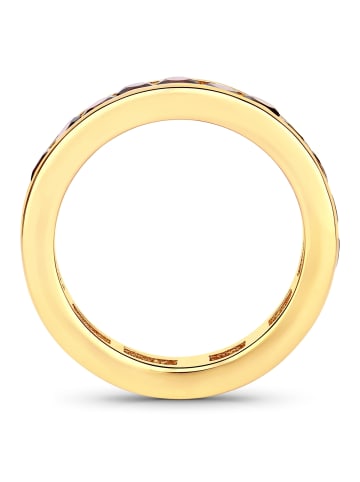 Rafaela Donata Ring Sterling Silber gelbvergoldet Granat in gelbgold