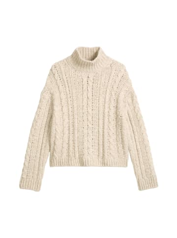 Marc O'Polo Zopfstrick-Pullover oversized in Light Oat