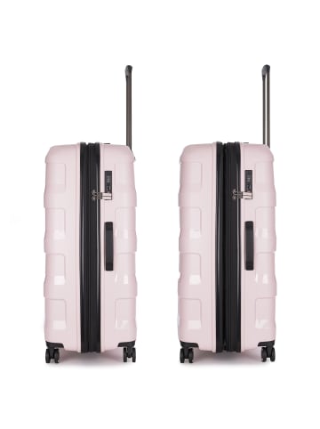Stratic Straw + 4-Rollen Trolley 75 cm in rose