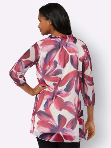 WITT WEIDEN Tunika in champagner-burgund-bedruckt