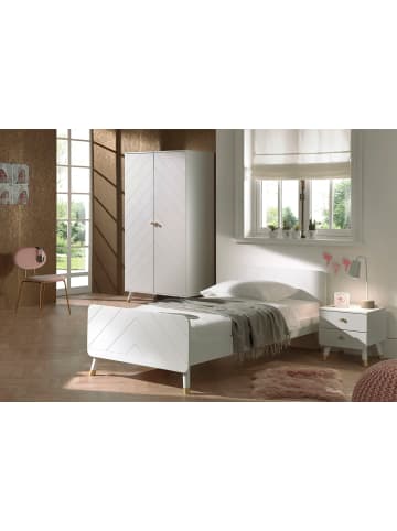 58 aufm Kessel KINDERZIMMER komplett Set 3-tlg. Kamillah 4 Schrank Bett Nachtkomode