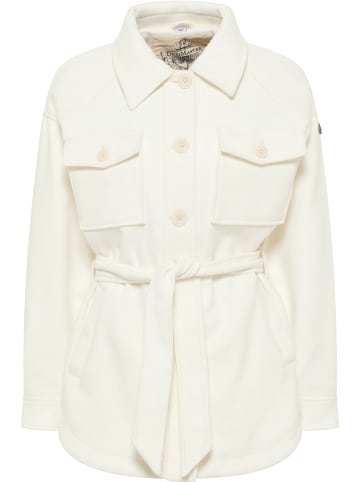 DreiMaster Vintage Damen Übergangsjacke Aus Wollgemisch in Wollweiss