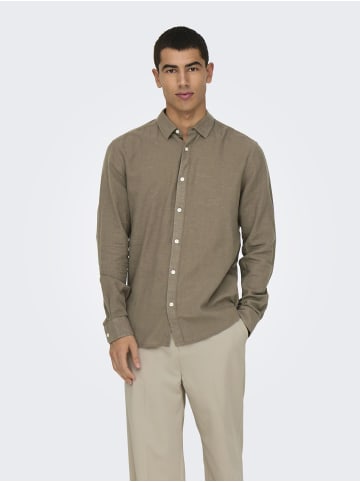 ONLY & SONS Hemd in Fossil
