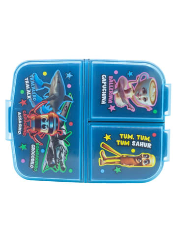 Stor Brotdose Italian Brainrot | 3 getrennte Fächer | Vesper Dose