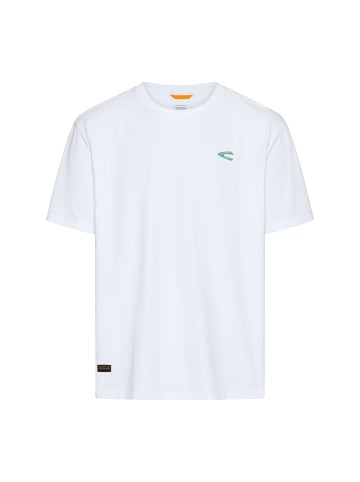 Camel Active T-Shirt mit Rückenprint in Weiß