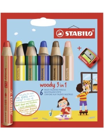 STABILO Papeterie/PBS - Buntstift, Wasserfarbe & Wachsmalkreide - STABILO woody 3 i