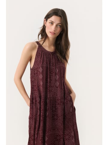 PART TWO Kleid TheonaPW Relaxed fit in Tawny Port Dot Print