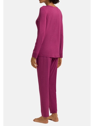 Hanro Pyjama Natural Elegance in Tourmaline melange