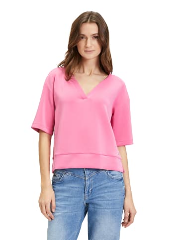 BETTY & CO Sweatpullover kurzarm in Pink Flambé