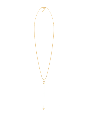 Elli Halskette 925 Sterling Silber Dreieck in Gold