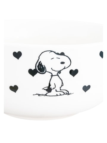 Snoopy The Peanuts Schüssel Snoopy - Herzen  400 ml in weiß