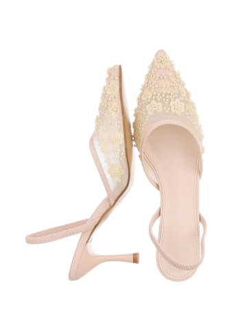 Ital-Design High Heel in Apricot