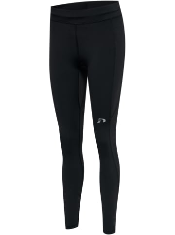 Newline Verstellbare Taille Leggings Reflektierend Logo Women's Core Damen in BLACK
