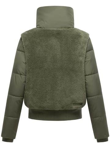 Navahoo Fleecejacke Teddyzone 14 in Olive Leaf