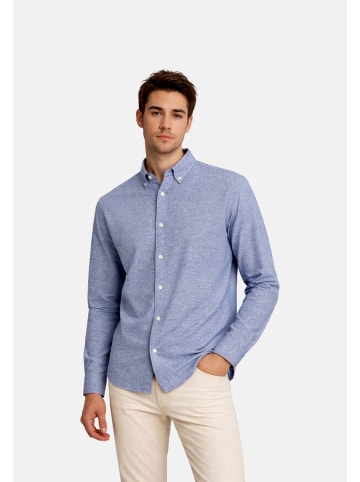 Jack & Jones Hemd 'Bluharvey' in dunkelblau meliert