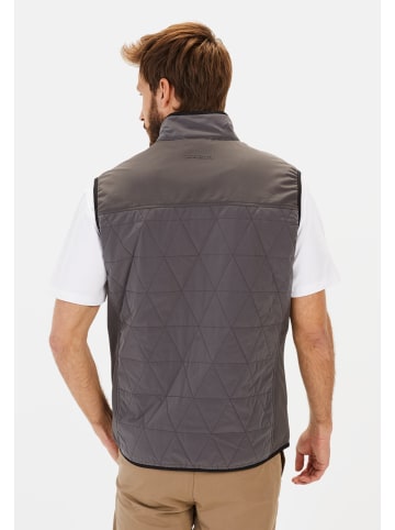 Camel Active Weste mit Stehkragen in Grau
