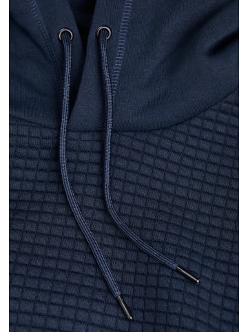 Jack & Jones Hoodie 'Black Structure' in dunkelblau