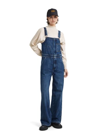 G-Star Raw Straight Leg Zip Latzhose worn in waterspouts