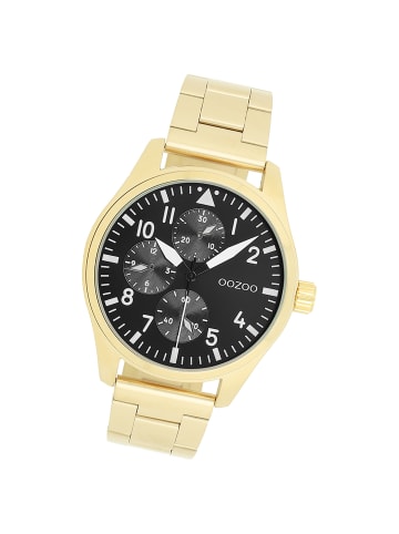 Oozoo Analog-Armbanduhr Oozoo Timepieces gold groß (ca. 42mm)