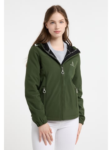 DreiMaster Maritim Damen Softshelljacke in Tannengrün