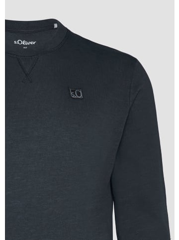 s.Oliver Sweatshirt langarm in Blau