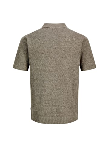 Jack and Jones Poloshirt Bluriley Knit Polo in Braun