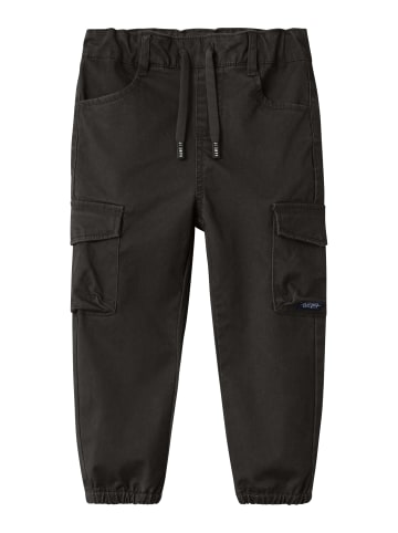 name it Cargo Jeans Hose Twill Chino Jogger Pants NMMBEN in Schwarz