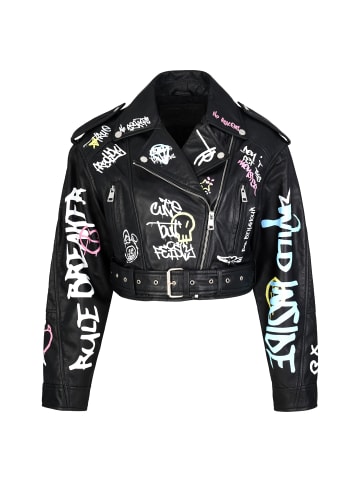 trueprodigy Lederjacke Senra in Schwarz