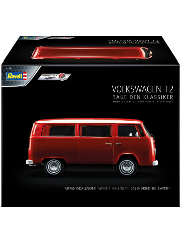Revell VW T2 Adventskalender Bausatz 1:24 Bus Modellbau in mehrfarbig