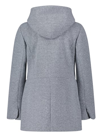 AMBER & JUNE Winterjacke mit Kapuze in Grey Melange