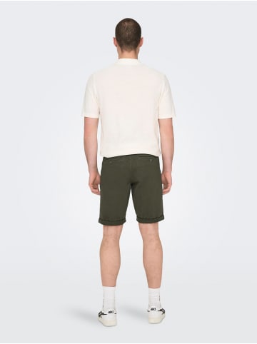 Only&Sons Shorts Casual Summer Bermuda Pants in Olive