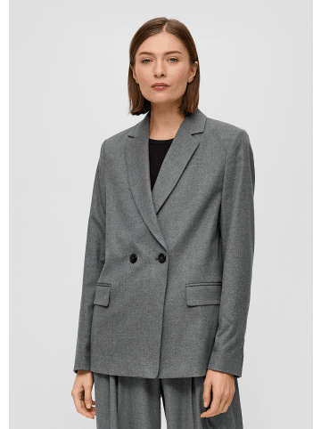 s.Oliver BLACK LABEL Indoor-Blazer langarm in Grau