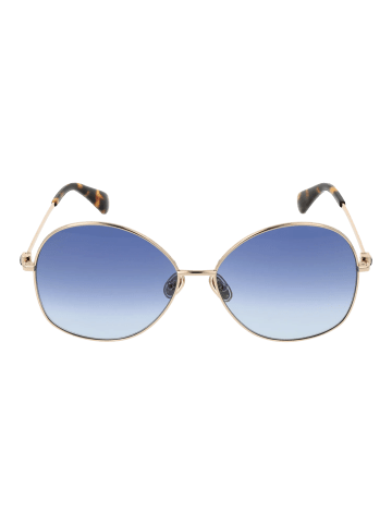 Max Mara Frauen Sonnenbrille Rund Gold