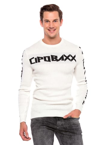 Cipo & Baxx Pullover in White