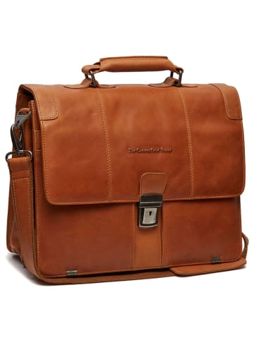 The Chesterfield Brand Stuttgart Aktentasche Leder 38 cm Laptopfach in cognac