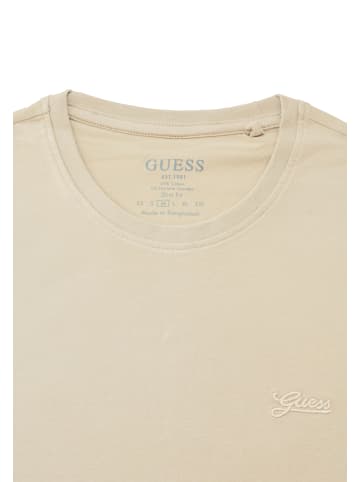 Guess T-Shirt 'Basic Pima Tee' in beige