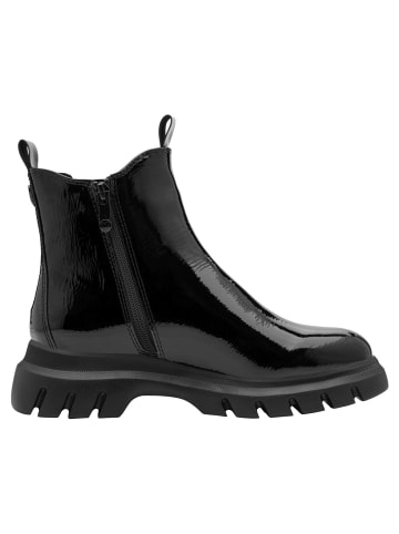 Marco Tozzi Chelsea Boot in BLACK PAT.
