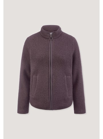 Hessnatur Hessnatur Wollfleece Jacke Regular aus reiner Bio-Merinowolle in brombeersorbet