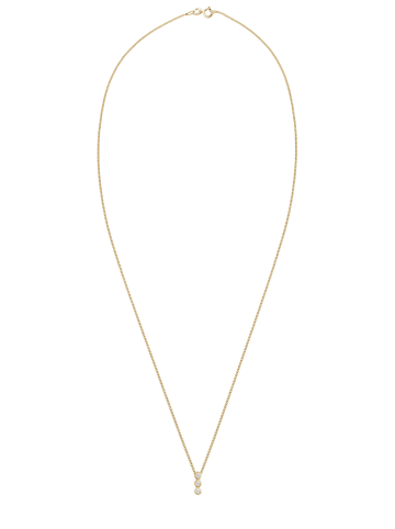 Elli DIAMONDS  Halskette 585 Gelbgold Geo, Kreis in Gold