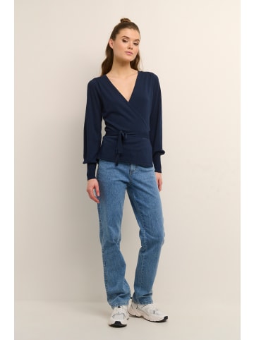 Kaffe Strickjacke KAanno in Midnight Marine